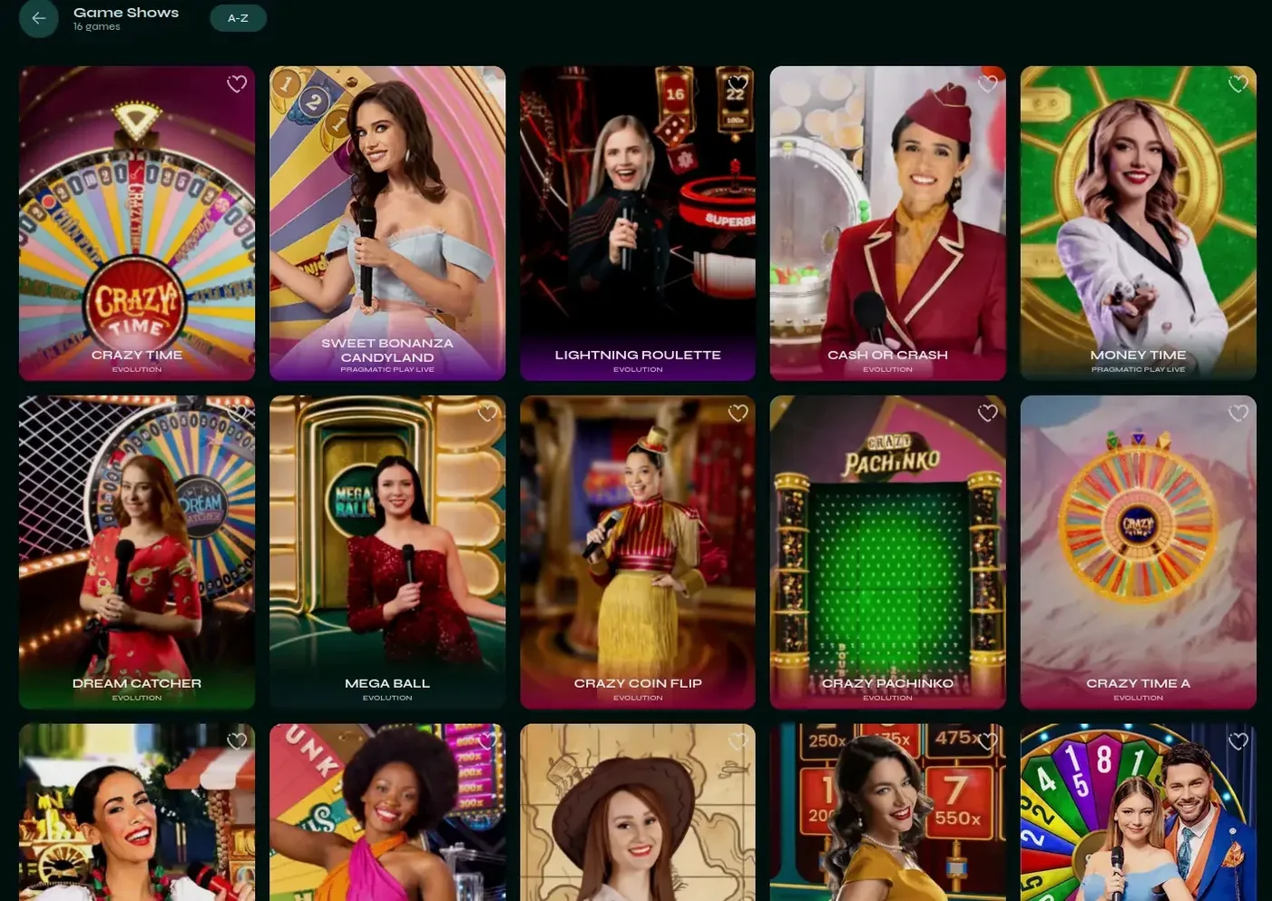 Flappy Casino Spielauswahl und Bonusbereich